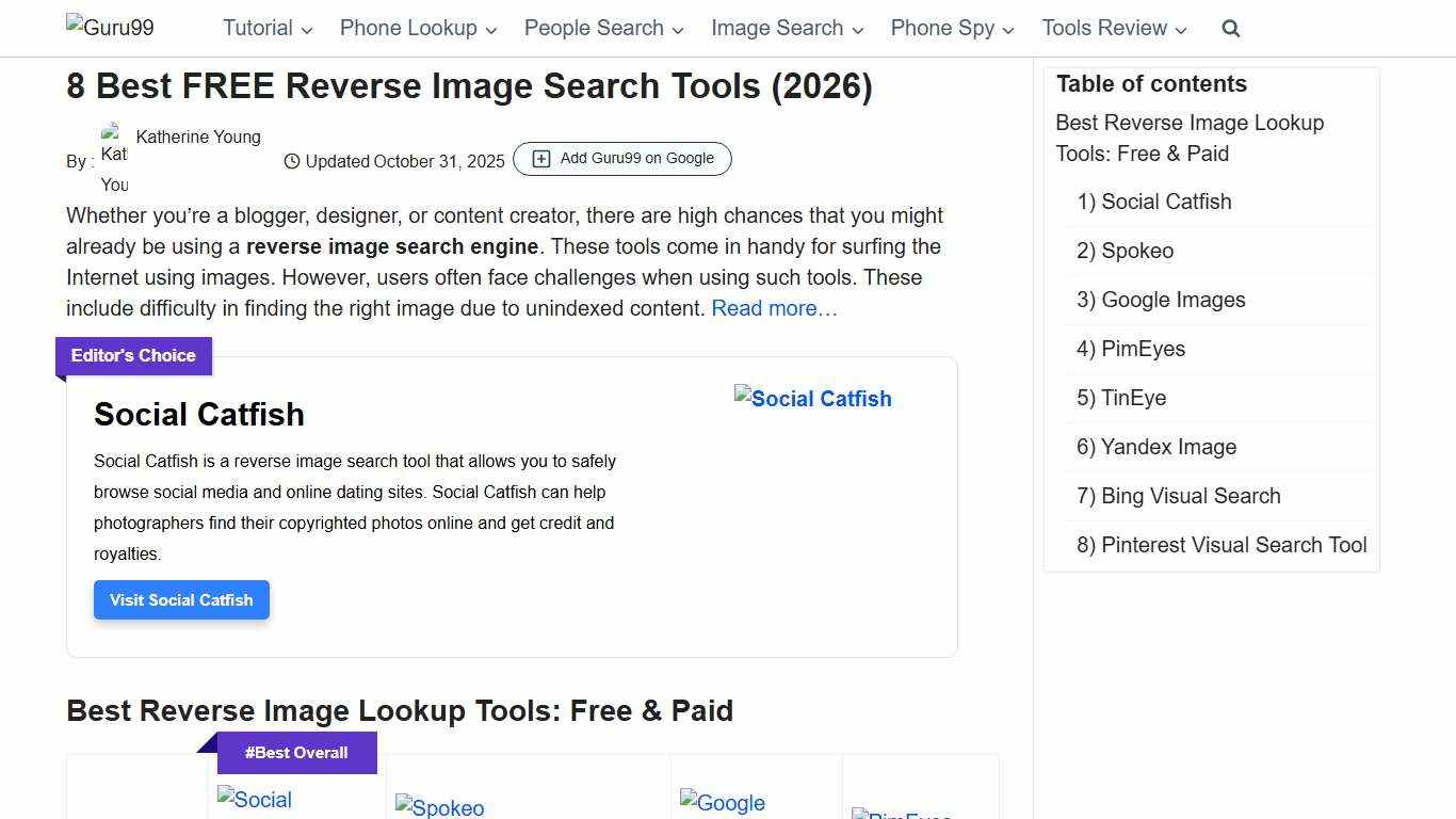 8 Best FREE Reverse Image Search Tools (2026)